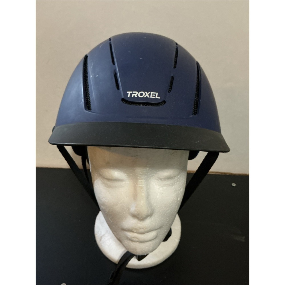 Troxel Spirit Size XS Small Low Profile Equestrian Horse Riding Helmet Blue Navy